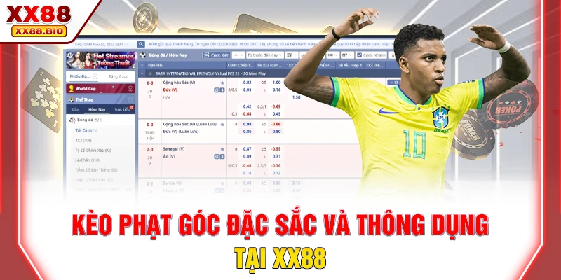Kèo phạt góc đặc sắc và thông dụng tại XX88