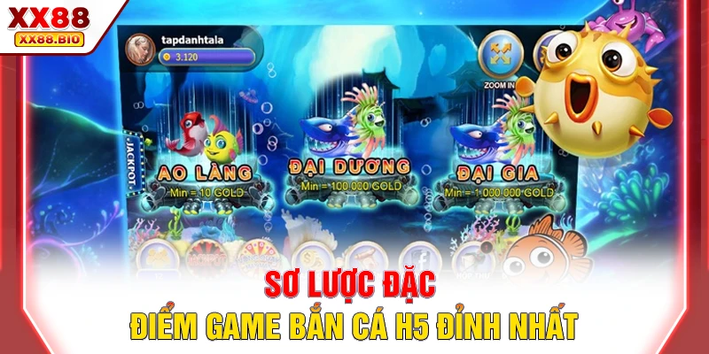 Sơ lược đặc điểm game bắn cá H5 đỉnh nhất