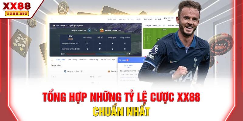 Tổng hợp những tỷ lệ cược XX88 chuẩn nhất