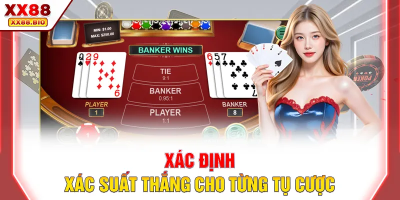Xác định xác suất thắng cho từng tụ cược